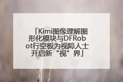 Kimi图像理解图形化模块与DFRobot行空板为视障人士开启新“视”界